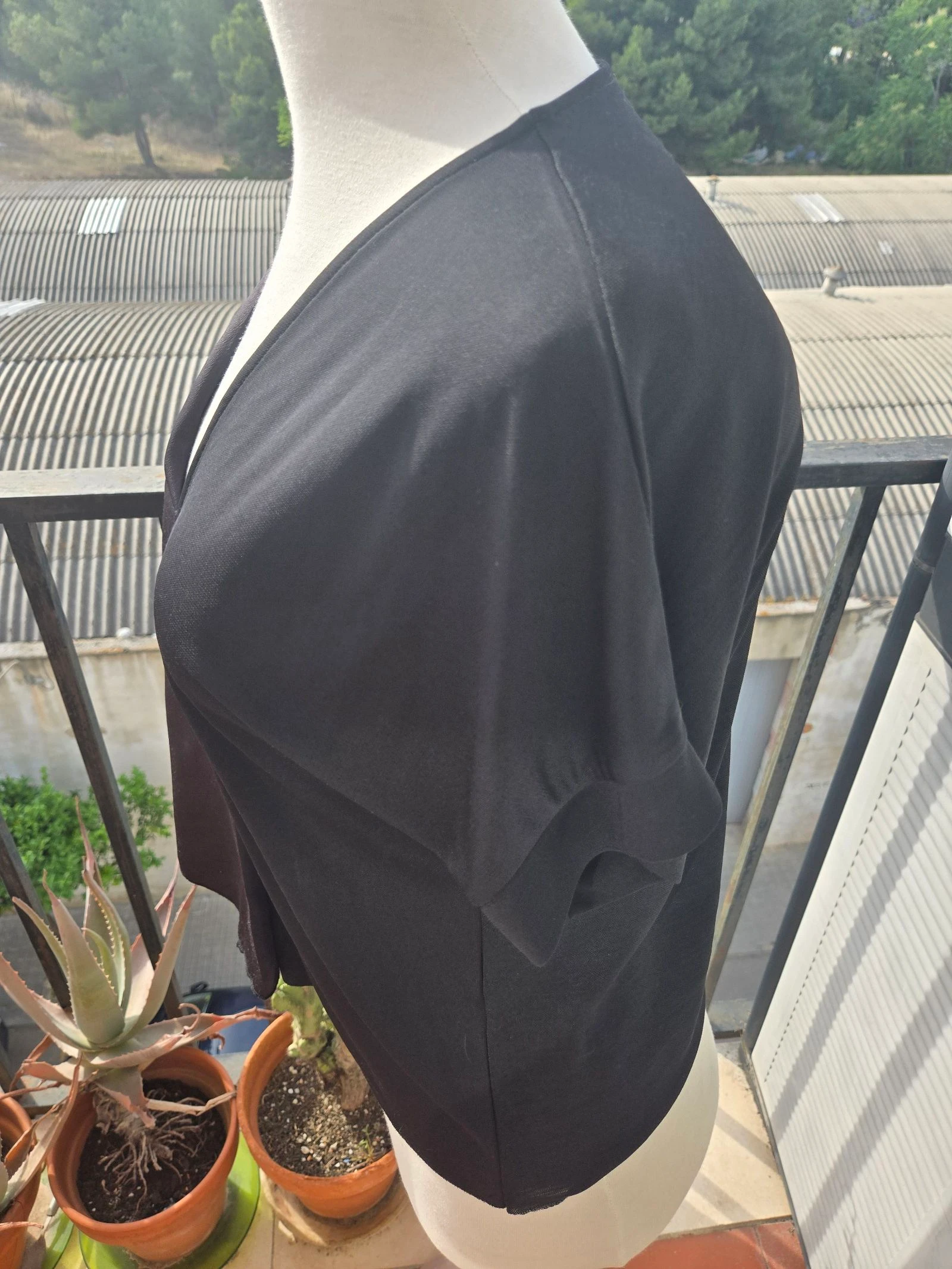 Camiseta verão 2 texturas Zara – photo 3